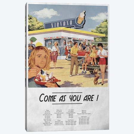 Come As You Are Canvas Print #DRD18} by Ads Libitum Canvas Wall Art