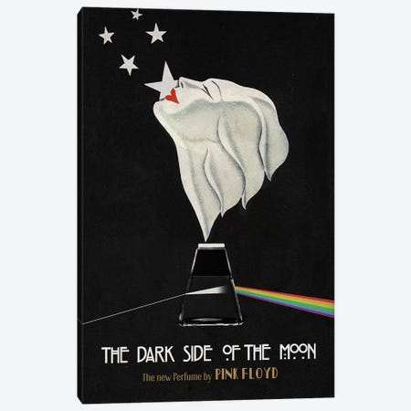 Dark Side Of The Moon Canvas Print #DRD19} by Ads Libitum Canvas Wall Art