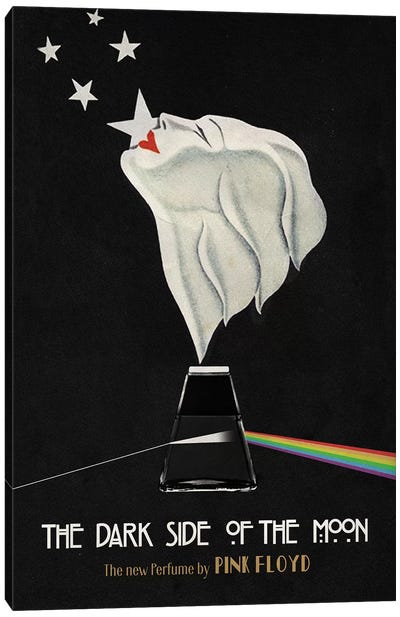 Dark Side Of The Moon Canvas Art Print - Pink Floyd