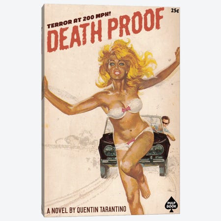 Deathproof Canvas Print #DRD21} by Ads Libitum Canvas Art Print