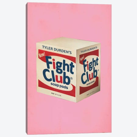 Fight Club Popshot Canvas Print #DRD24} by Ads Libitum Canvas Artwork