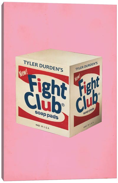 Fight Club Popshot Canvas Art Print - Ads Libitum