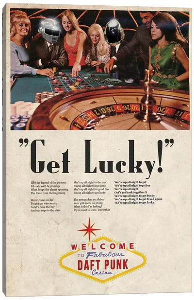 Get Lucky Canvas Art Print - Vintage Posters