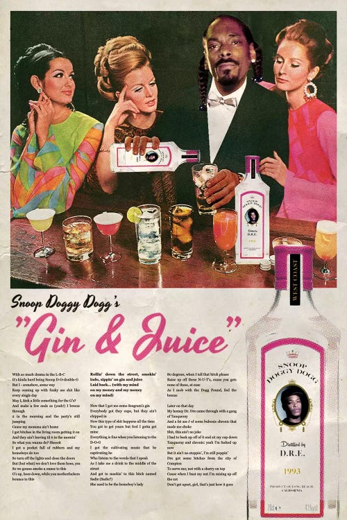 Gin & Juice by Ads Libitum wall art