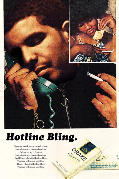 Hotline Bling Canvas Art By David Redon Icanvas