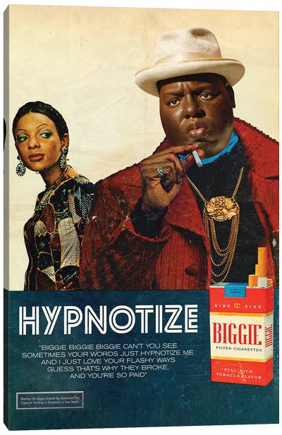 Hypnotize Canvas Art Print - Notorious B.I.G.