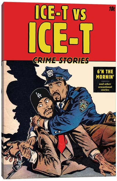 Ice T Vs Ice T Canvas Art Print - Ads Libitum