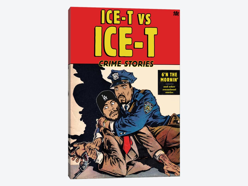 Ice T Vs Ice T by Ads Libitum 1-piece Canvas Print