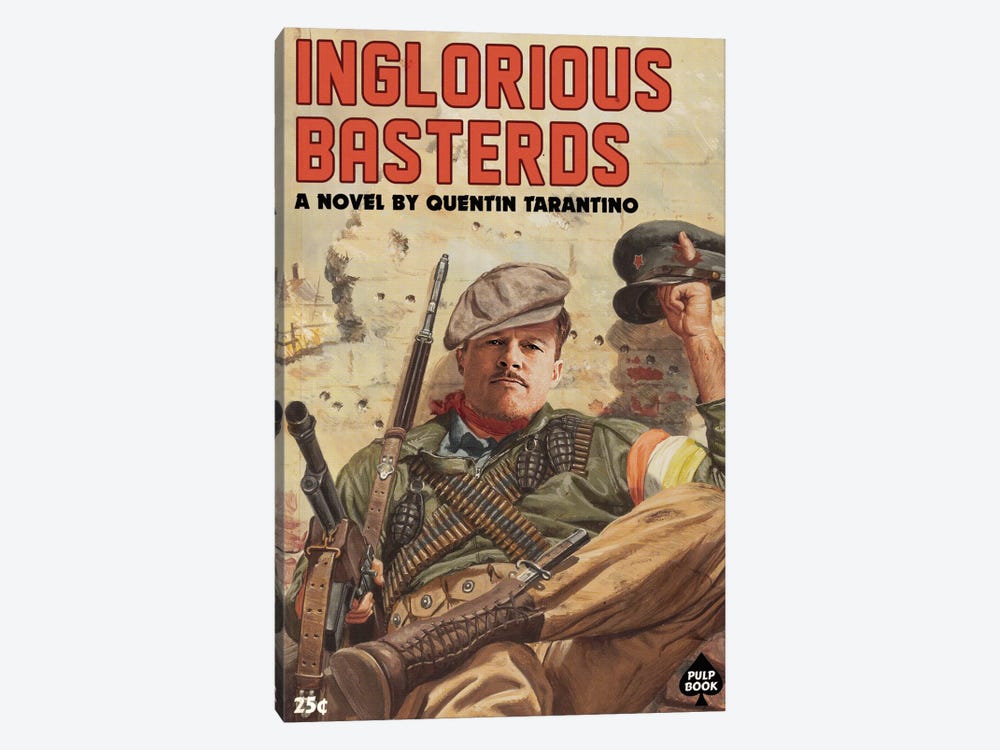 Inglourious Basterds by Ads Libitum 1-piece Canvas Print