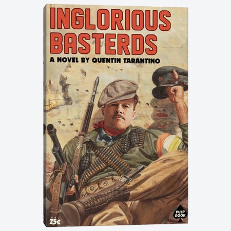 Inglourious Basterds Canvas Print #DRD43} by Ads Libitum Canvas Print