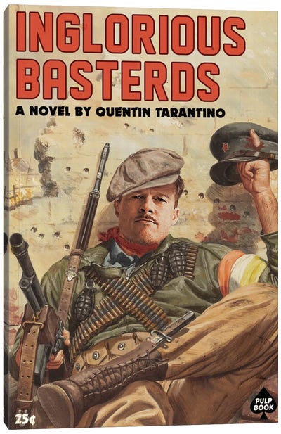 Inglourious Basterds Canvas Art Print - Vintage Posters