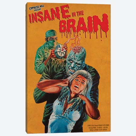 Insane In The Brain Canvas Print #DRD44} by Ads Libitum Canvas Art