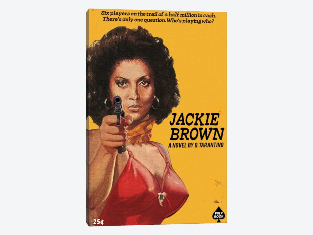 Jackie Brown by Ads Libitum 1-piece Canvas Art Print