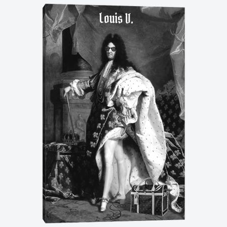 Louis V Canvas Print #DRD52} by Ads Libitum Canvas Art