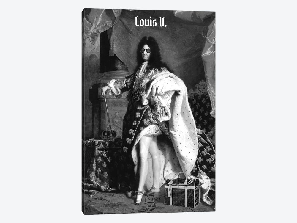Louis V by Ads Libitum 1-piece Canvas Art Print