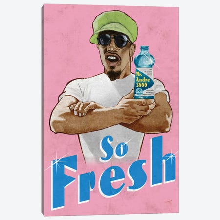 Mr Fresh Canvas Print #DRD57} by Ads Libitum Canvas Art Print