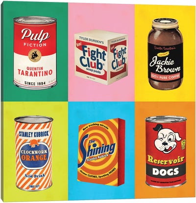 Popshots Canvas Art Print - Similar to Andy Warhol