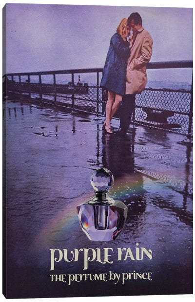 Purple Rain Canvas Art Print - Ads Libitum