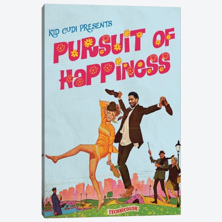 Pursuit Of Happiness Canvas Print #DRD66} by Ads Libitum Canvas Wall Art