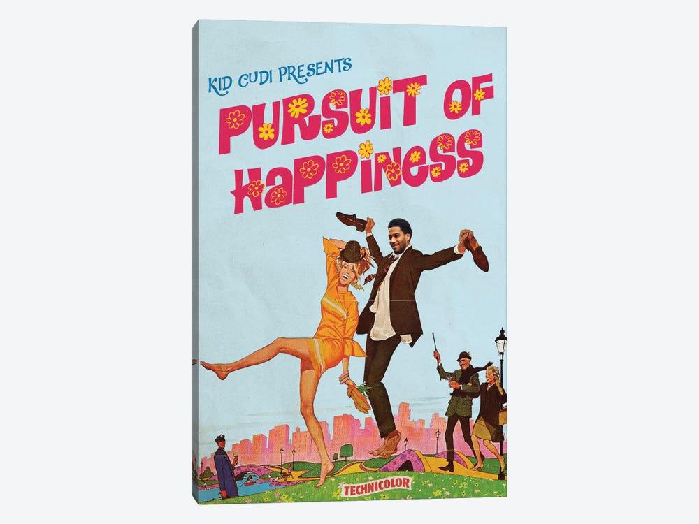 Pursuit Of Happiness by Ads Libitum 1-piece Canvas Art