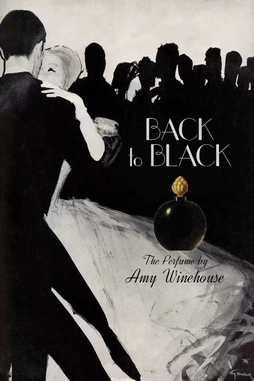 Back To Black By Amy Winehouse Lyrics Print
