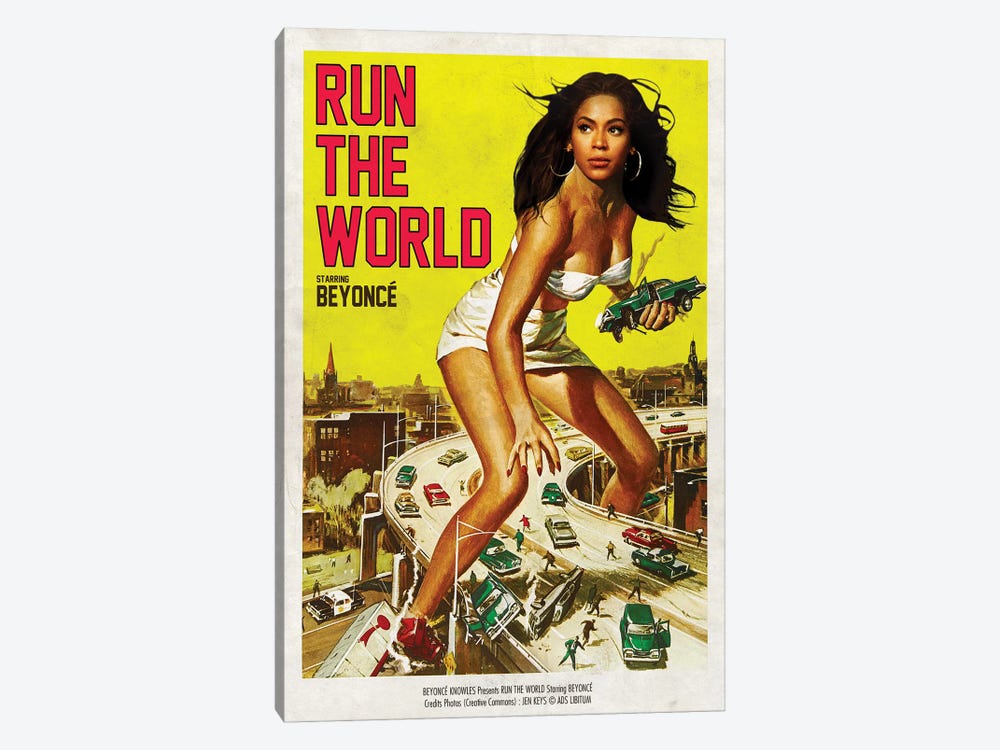 Run The World by Ads Libitum 1-piece Canvas Wall Art