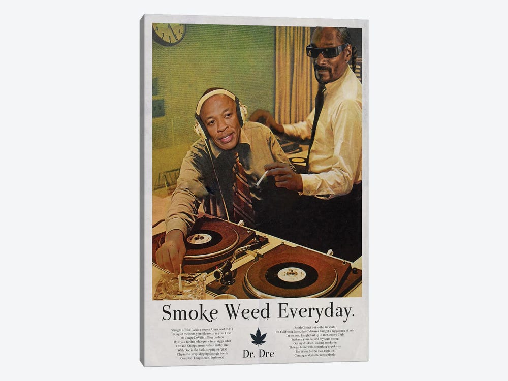 Smoke Weed Everyday by Ads Libitum 1-piece Art Print