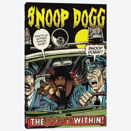Snoop Dogg Canvas Print #DRD75} by Ads Libitum Canvas Art Print