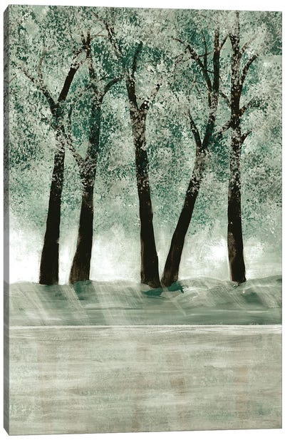 Green Forest III Canvas Art Print - Doris Charest
