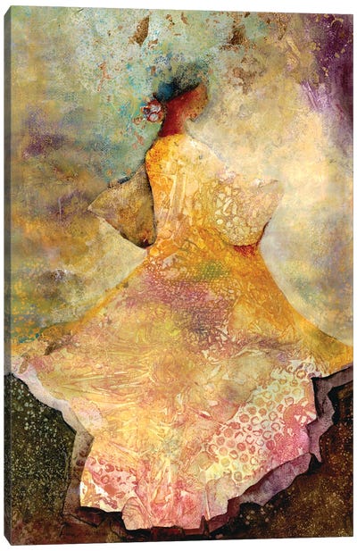 Flourished Dancer II Canvas Art Print - Doris Charest