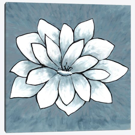 Blue Sprout I Canvas Print #DRI7} by Doris Charest Canvas Art