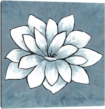 Blue Sprout I Canvas Art Print - Doris Charest