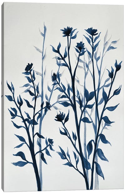 Blue Hue Inspiration II Canvas Art Print - Doris Charest