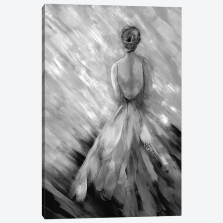 Dancing Queen III In Black & White Canvas Print #DRI96} by Doris Charest Canvas Artwork