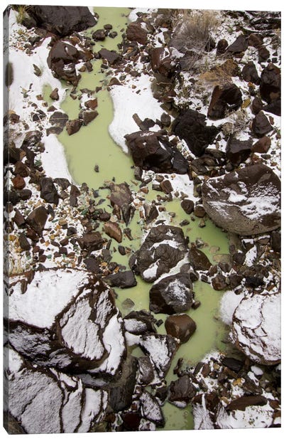 Green River, Blue Basin, John Day Fossil Beds National Monument, Oregon Canvas Art Print