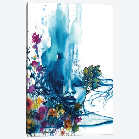Fantasize Canvas Print #DRN8} by Jen Duran Canvas Wall Art
