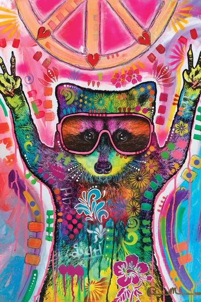 Raccoons: Cosmic Trash Panda for Universal Peace by Dean Russo