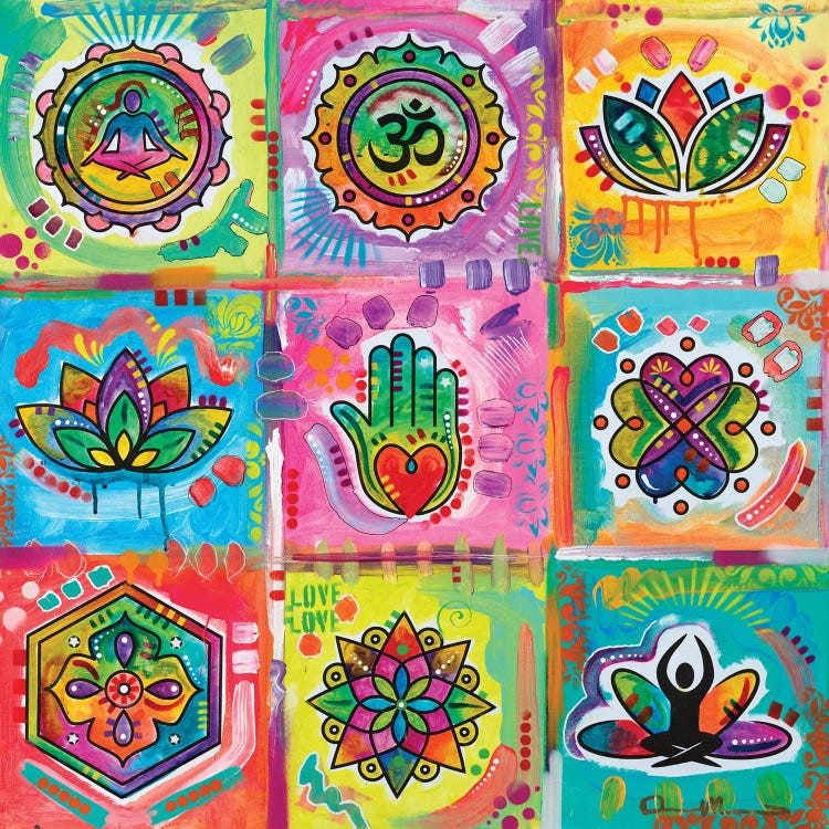 Meditation Squares by Dean Russo wall art