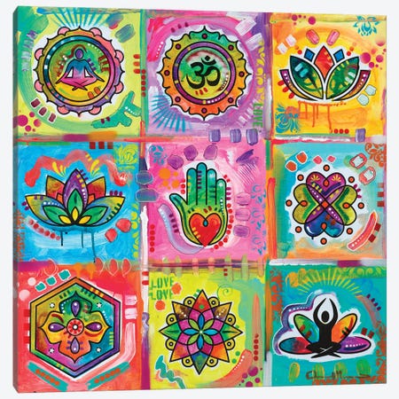 Meditation Squares Canvas Print #DRO1037} by Dean Russo Canvas Artwork
