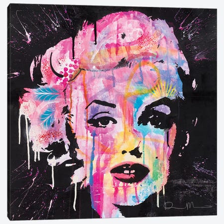 Marilyn Monroe Canvas Print #DRO103} by Dean Russo Canvas Art