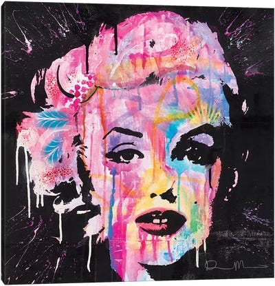 Marilyn Monroe Canvas Art Print - Models & Fashion Icons