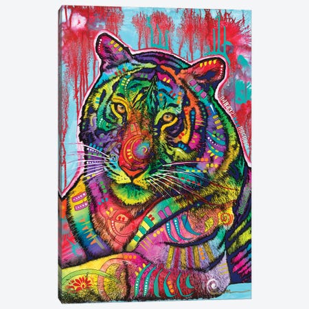 The Year of the Tiger Canvas Print #DRO1044} by Dean Russo Art Print
