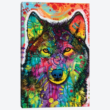 Wolf III Canvas Print #DRO1047} by Dean Russo Art Print