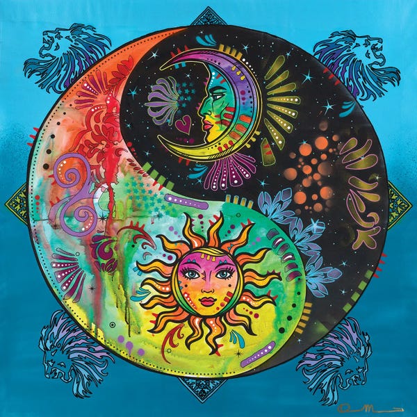 Sun & Moon: Yin Yang - Sun and Moon by Dean Russo