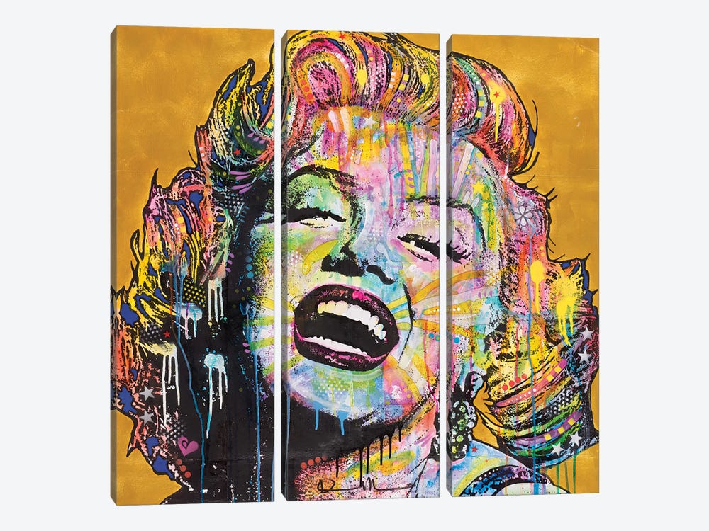 Marilyn I by Dean Russo 3-piece Canvas Artwork