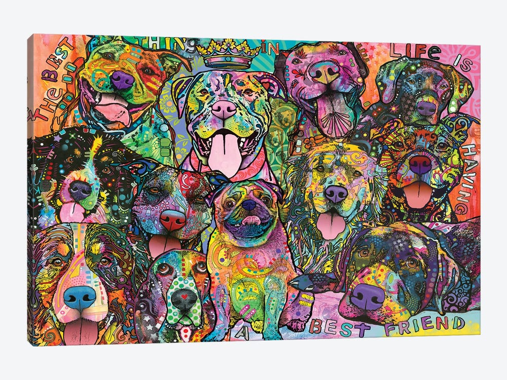 Best Friends by Dean Russo 1-piece Canvas Art Print