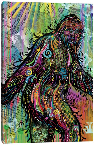 Bigfoot Canvas Art Print - Dean Russo