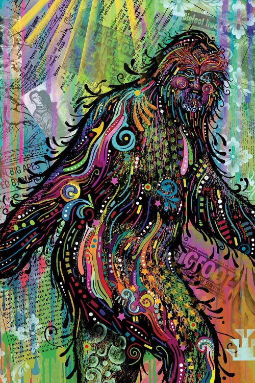 Bigfoot by Dean Russo wall art