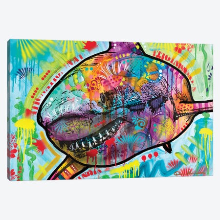 Shark II Canvas Print #DRO1061} by Dean Russo Canvas Artwork