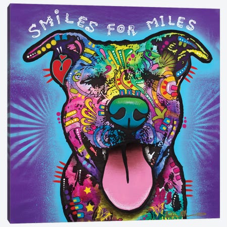 Smiles For Miles Canvas Print #DRO1089} by Dean Russo Canvas Art